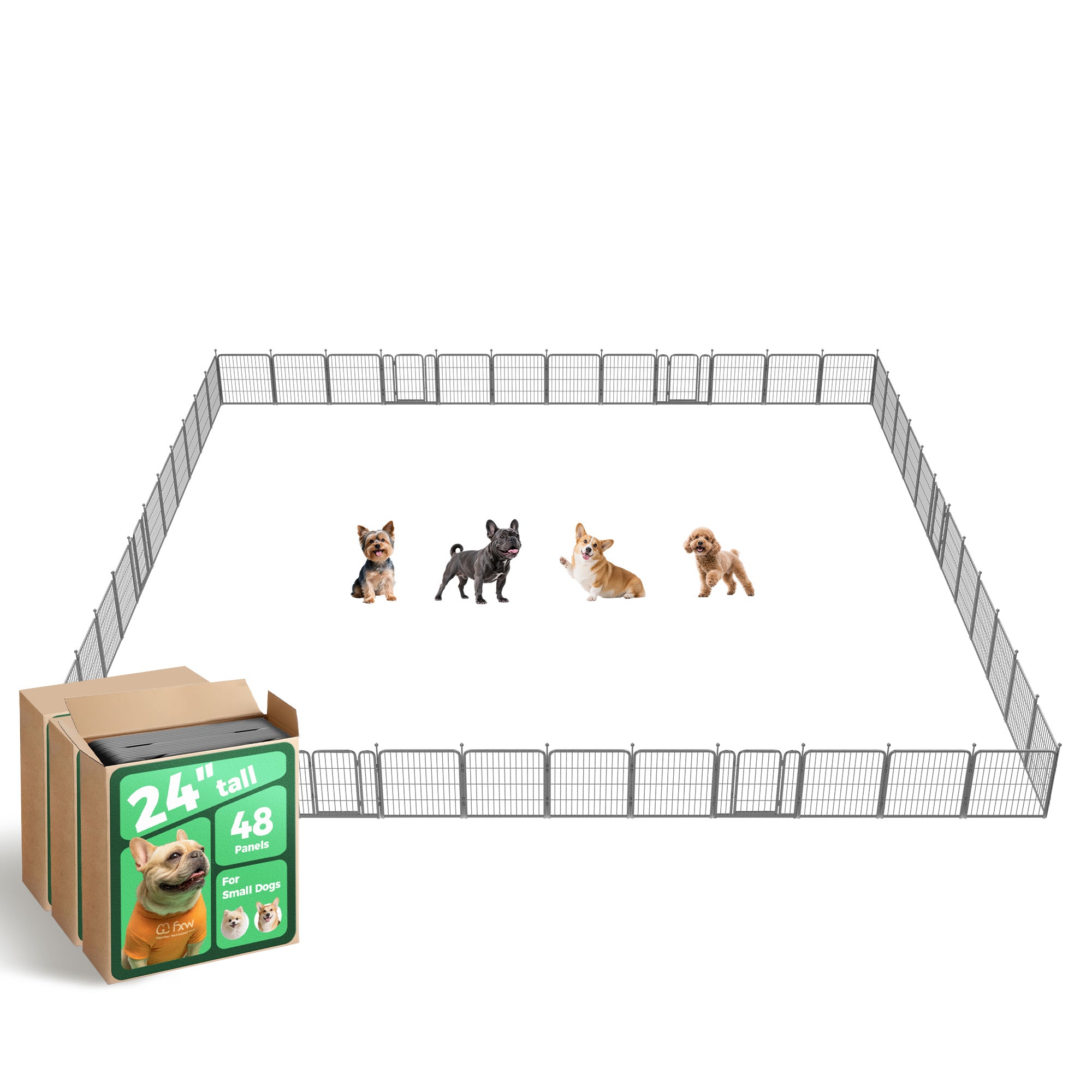Aster Dog Playpen for Yard