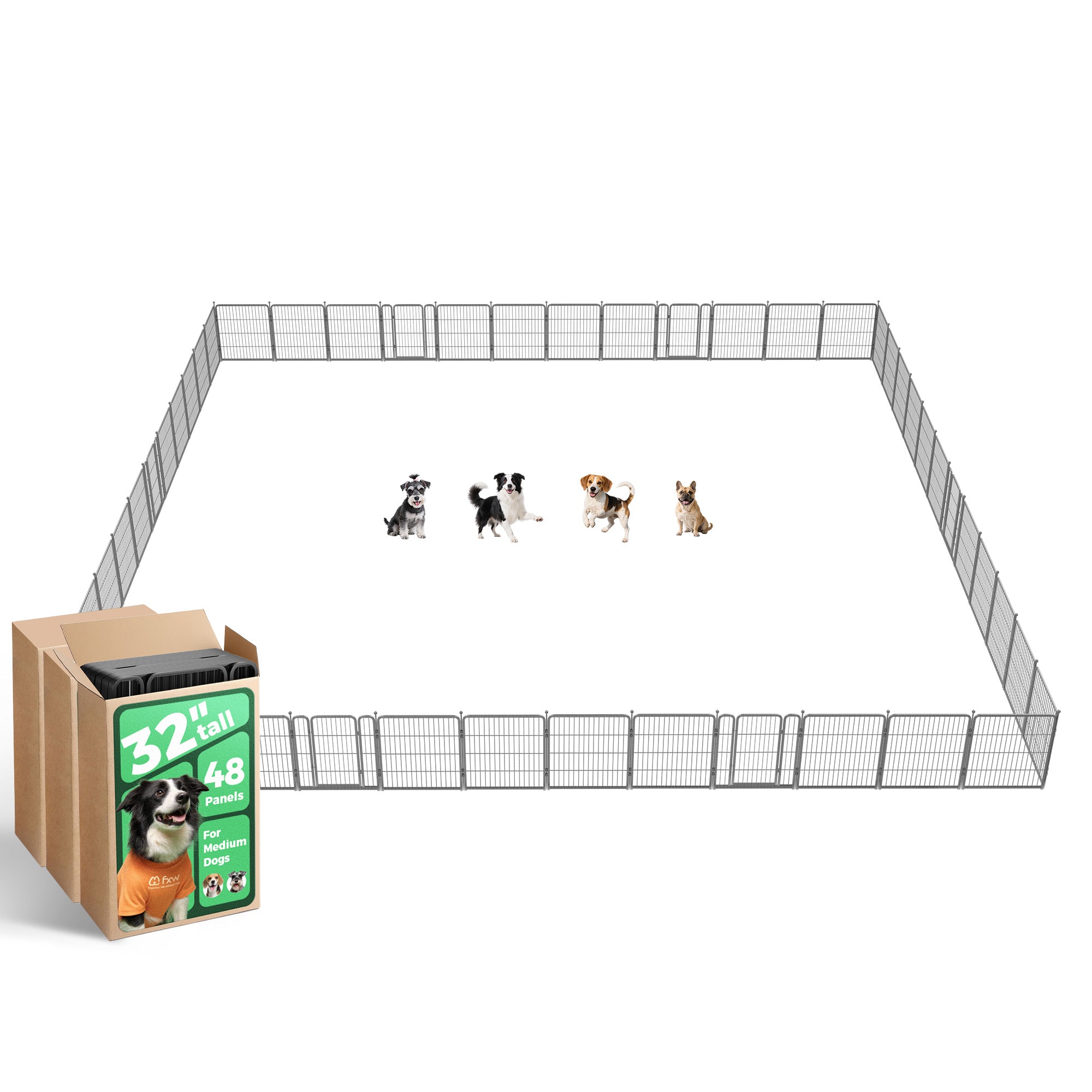 Aster Dog Playpen for Yard