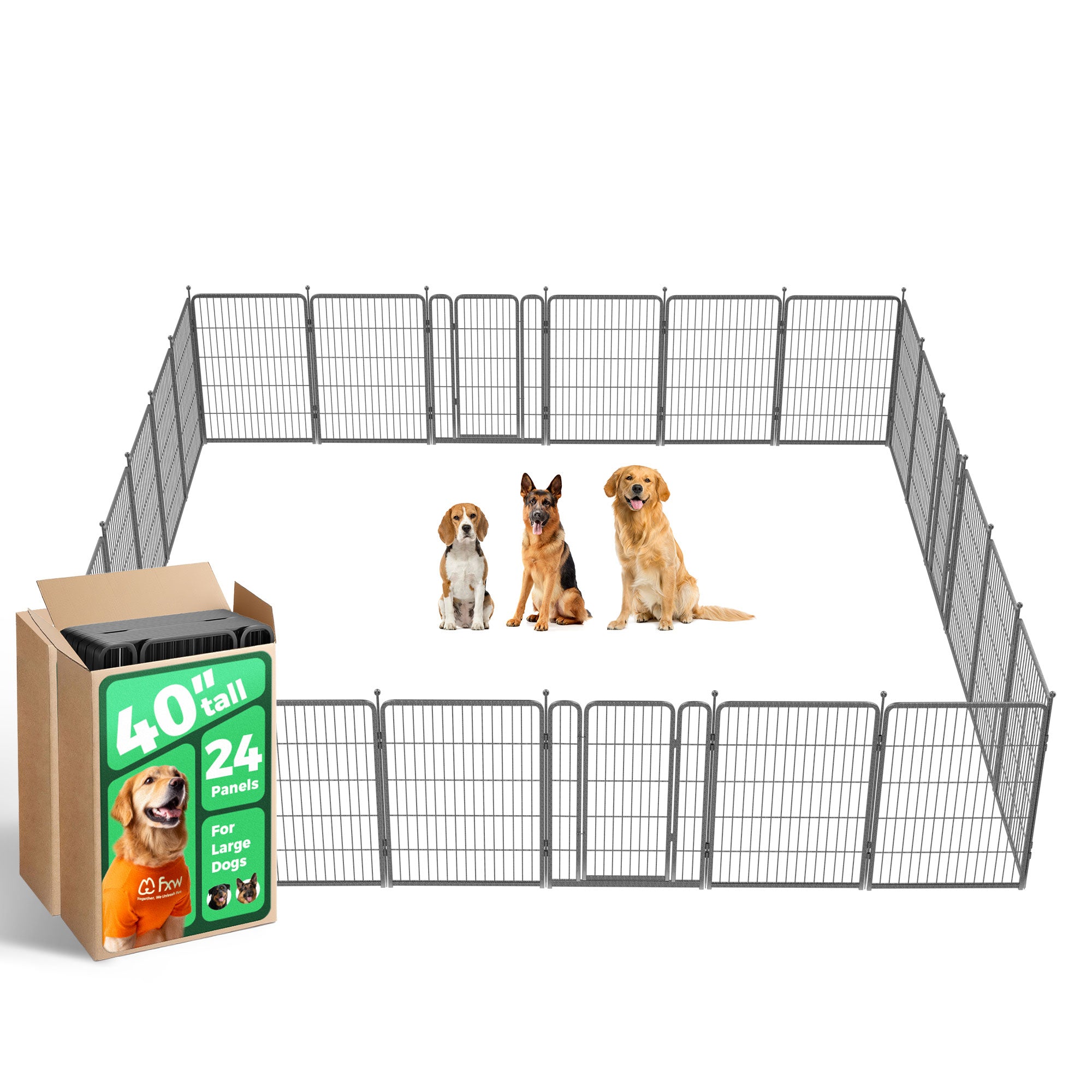 Aster Dog Playpen for Yard