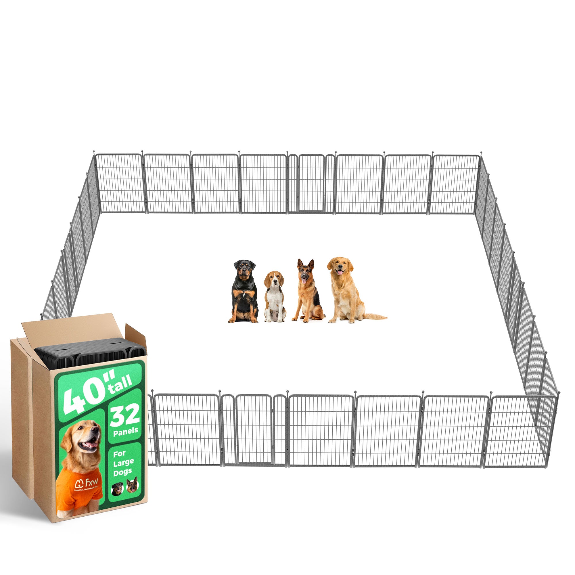 Aster Dog Playpen for Yard