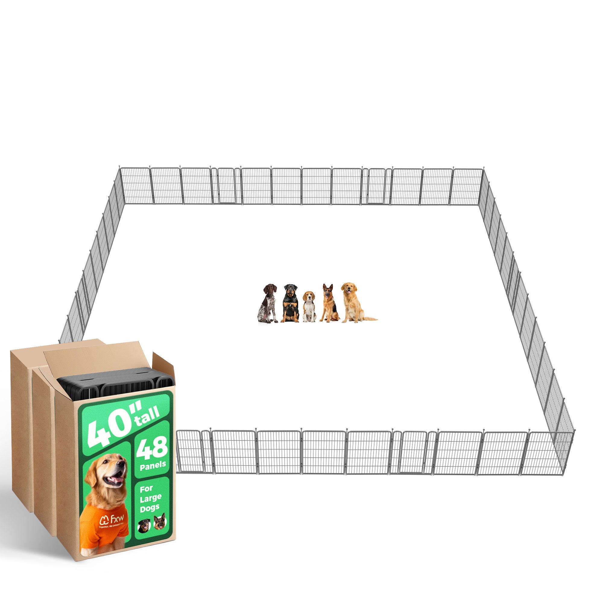 Aster Dog Playpen for Yard