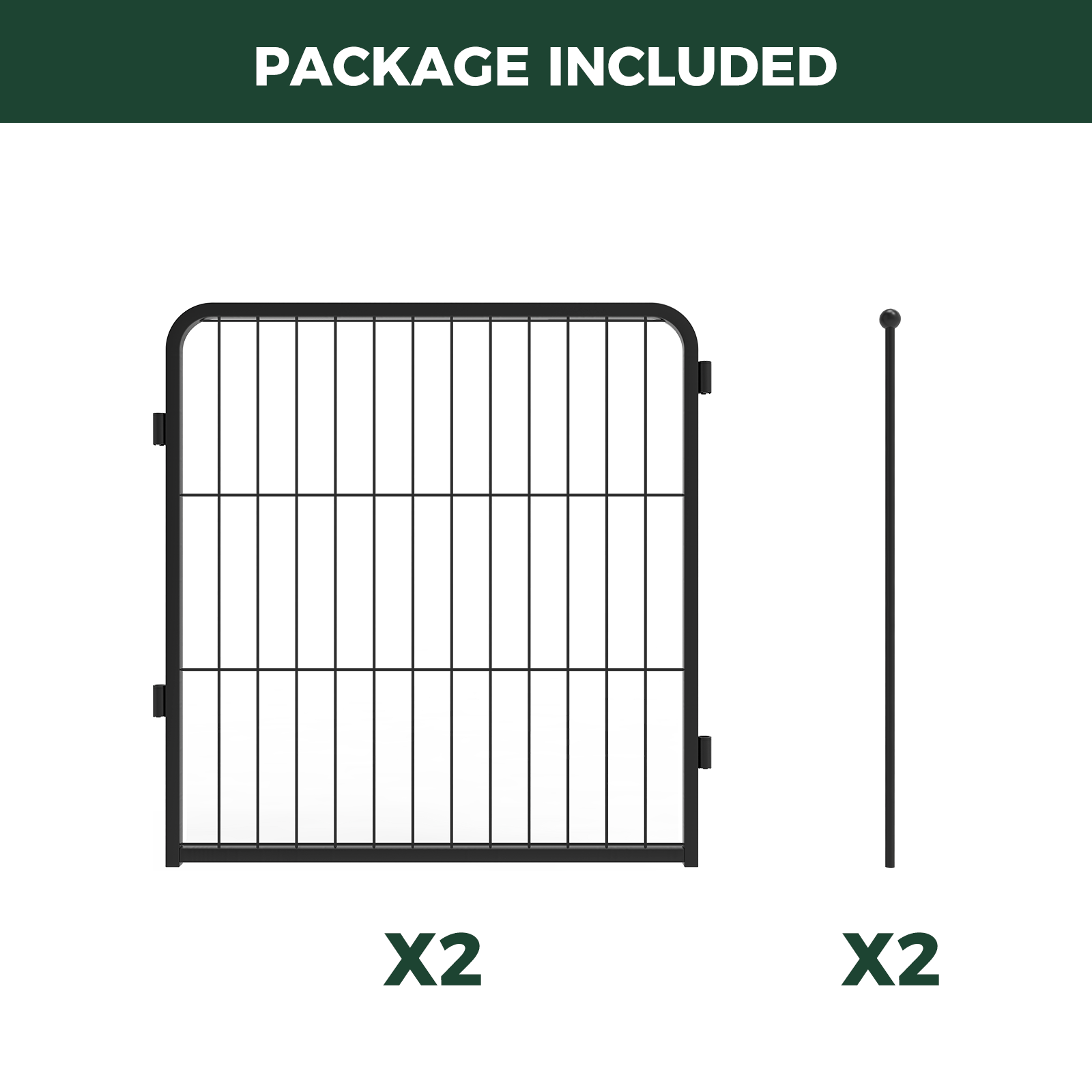 FXW Acrylic & Wire Mesh Indoor Dog Playpen