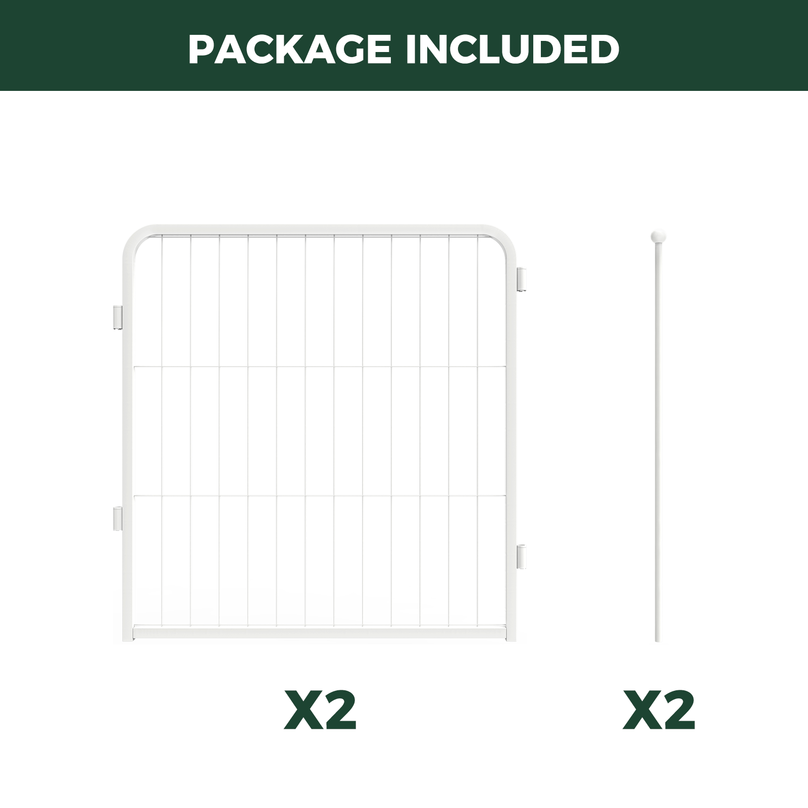 FXW Acrylic & Wire Mesh Indoor Dog Playpen