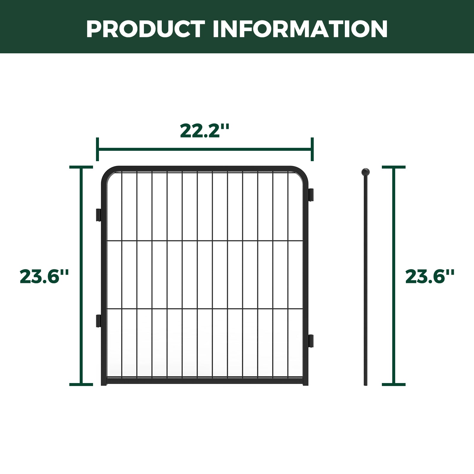 FXW Pawadise Acrylic & Wire Mesh Indoor Dog Playpen