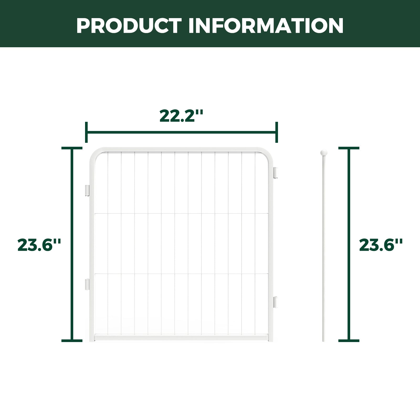 FXW Acrylic & Wire Mesh Indoor Dog Playpen