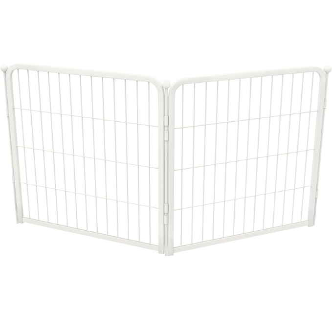 FXW Pawadise Acrylic & Wire Mesh Indoor Dog Playpen