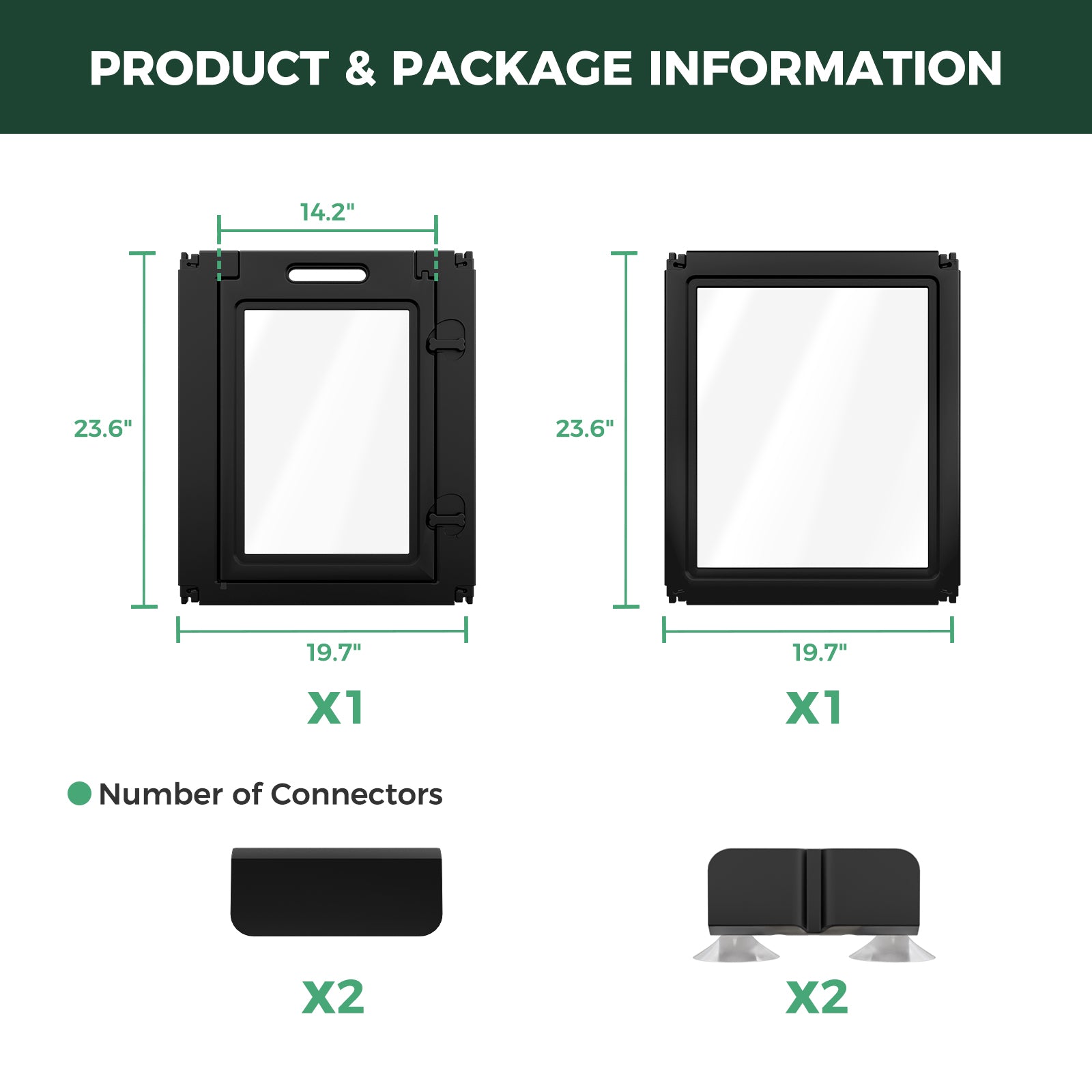 AuraSpace Acrylic Indoor Dog Playpen for Small to Medium Dogs