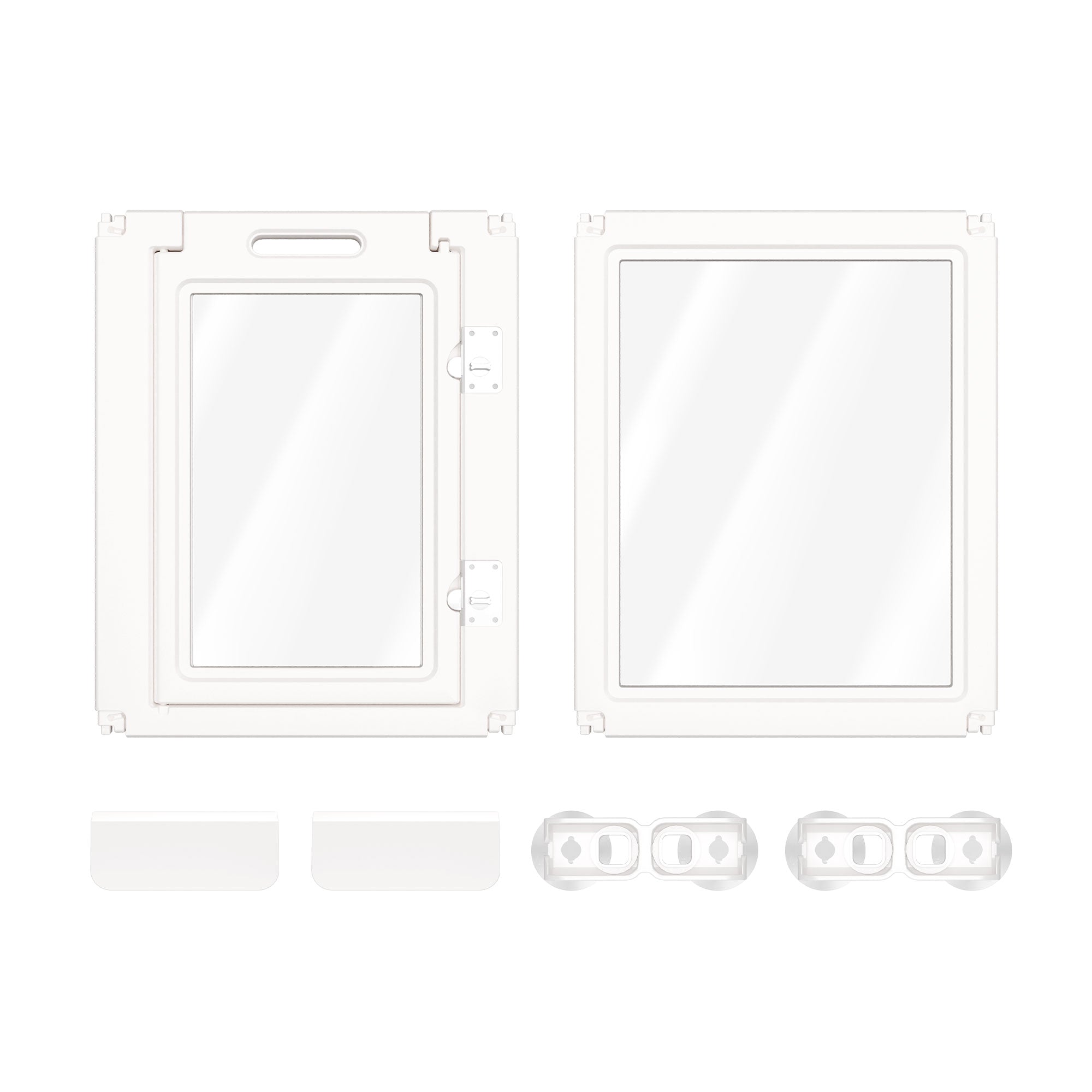 AuraSpace Acrylic Indoor Dog Playpen for Small to Medium Dogs