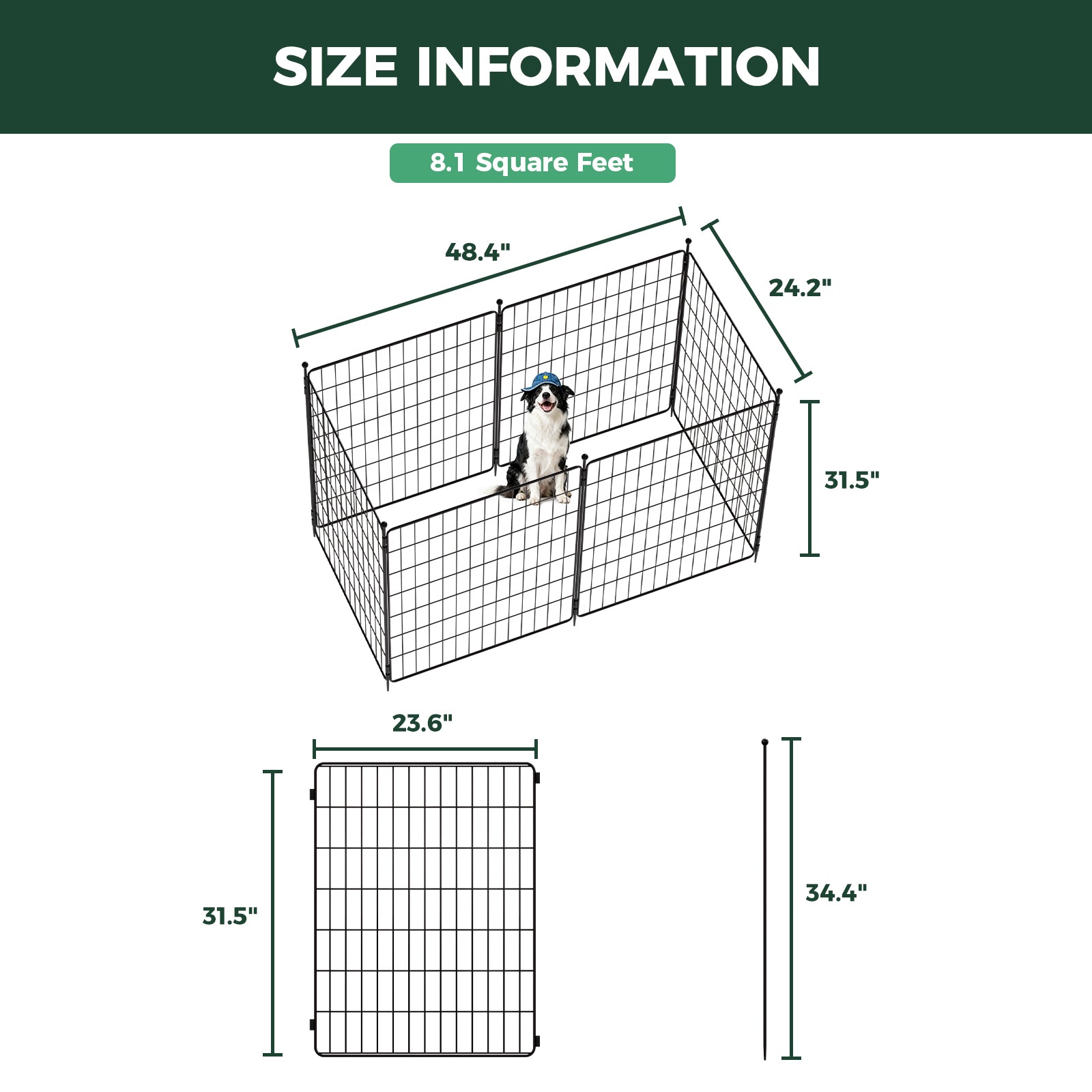 MiniPaws Dog Playpen Designed for Puppies / Small Dogs