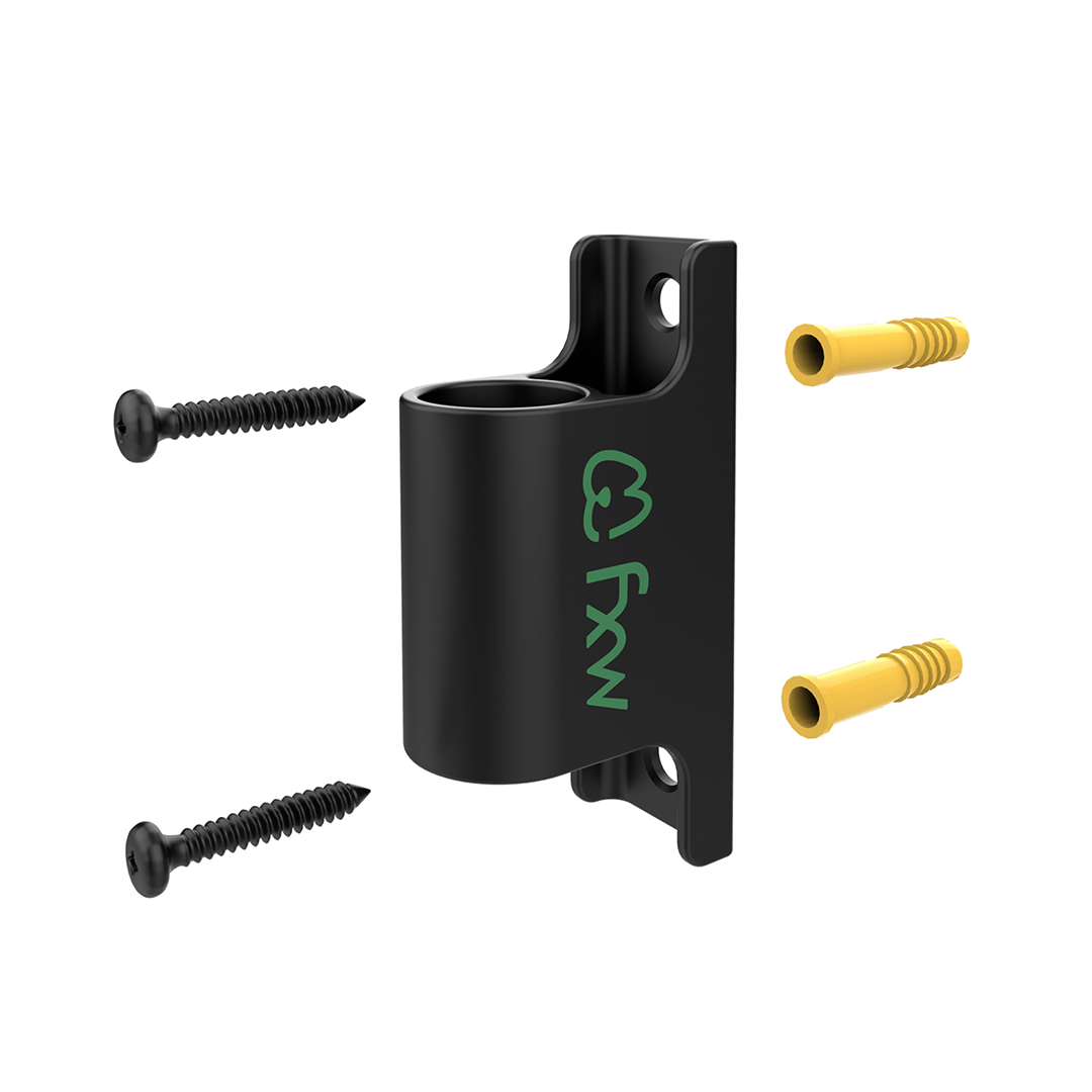 Fence-to-Wall Anchor for Connecting Your Dog Playpen to the Wall Black FXW
