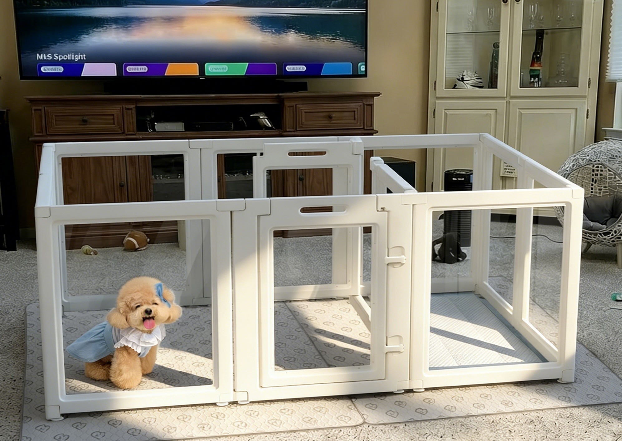 Escape-Proof Puppy Playpen That Doesn’t Move