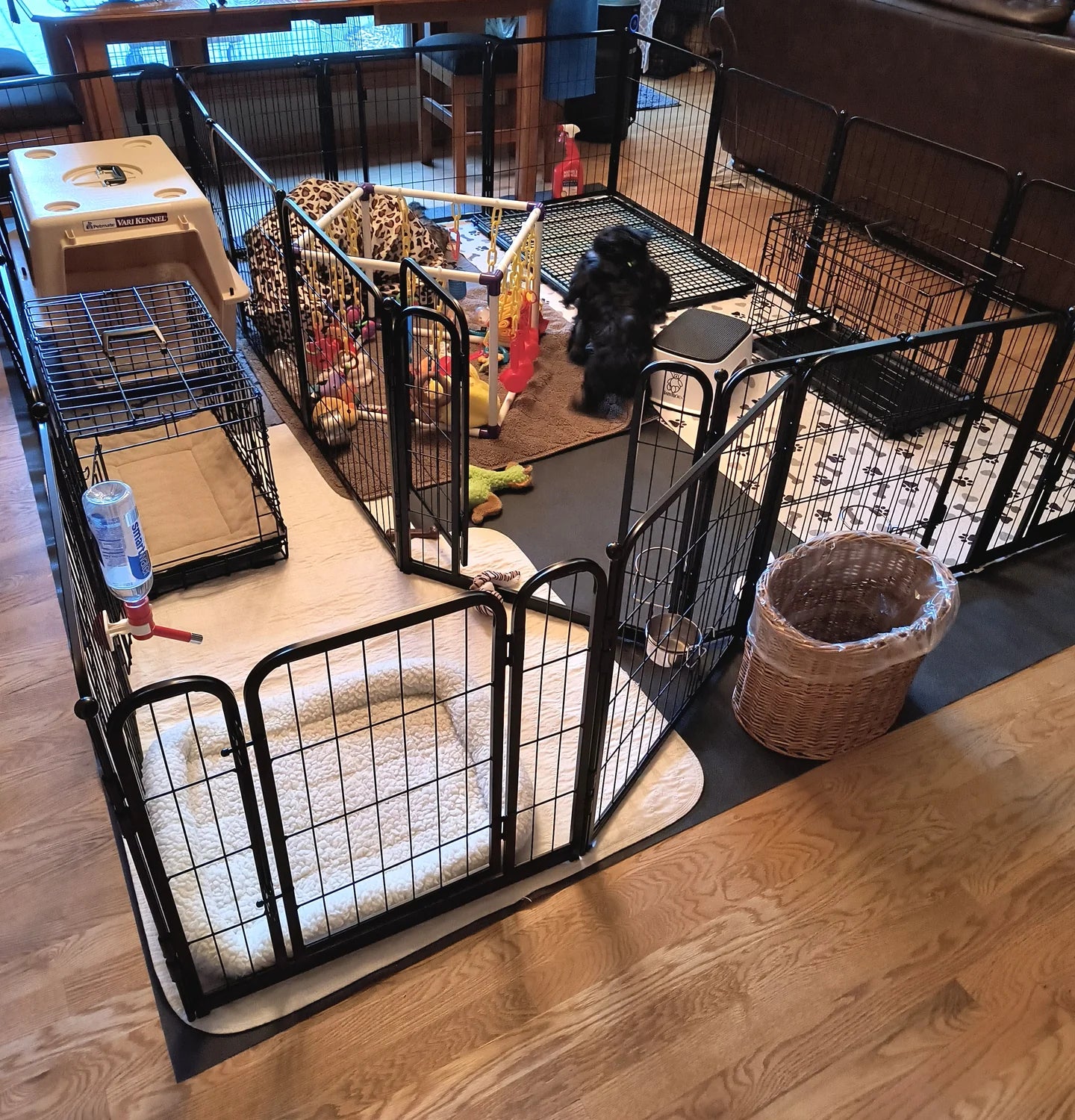 An Example of Creative Shapes and Configurations for Dog Playpens