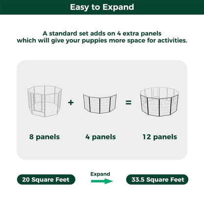 2/4 Panels for Rollick Dog Playpen