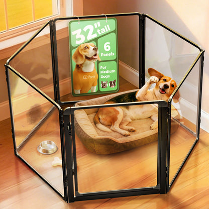 FXW AuraSpace Pro Acrylic Indoor Dog Playpen