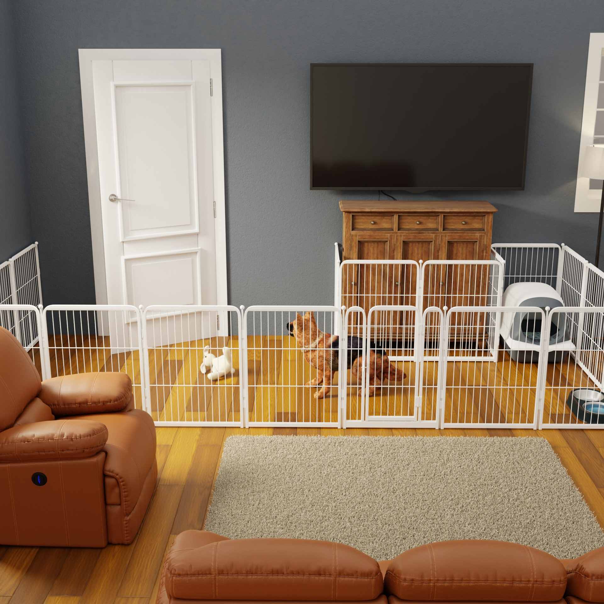 indoor dog enclosure