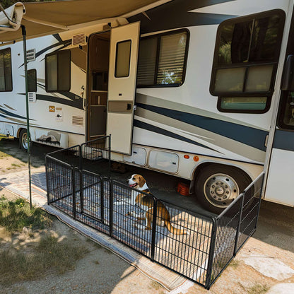 Bundle - Rollick Dog Playpen & Carry Straps & Stake Bag (3 PCs) FXW