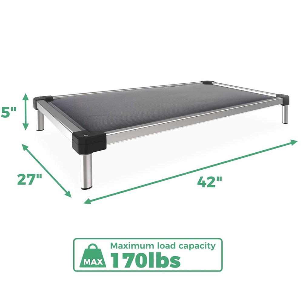 TitanNest Padded Chew-Proof Elevated Dog Bed for Your Chewer FXW