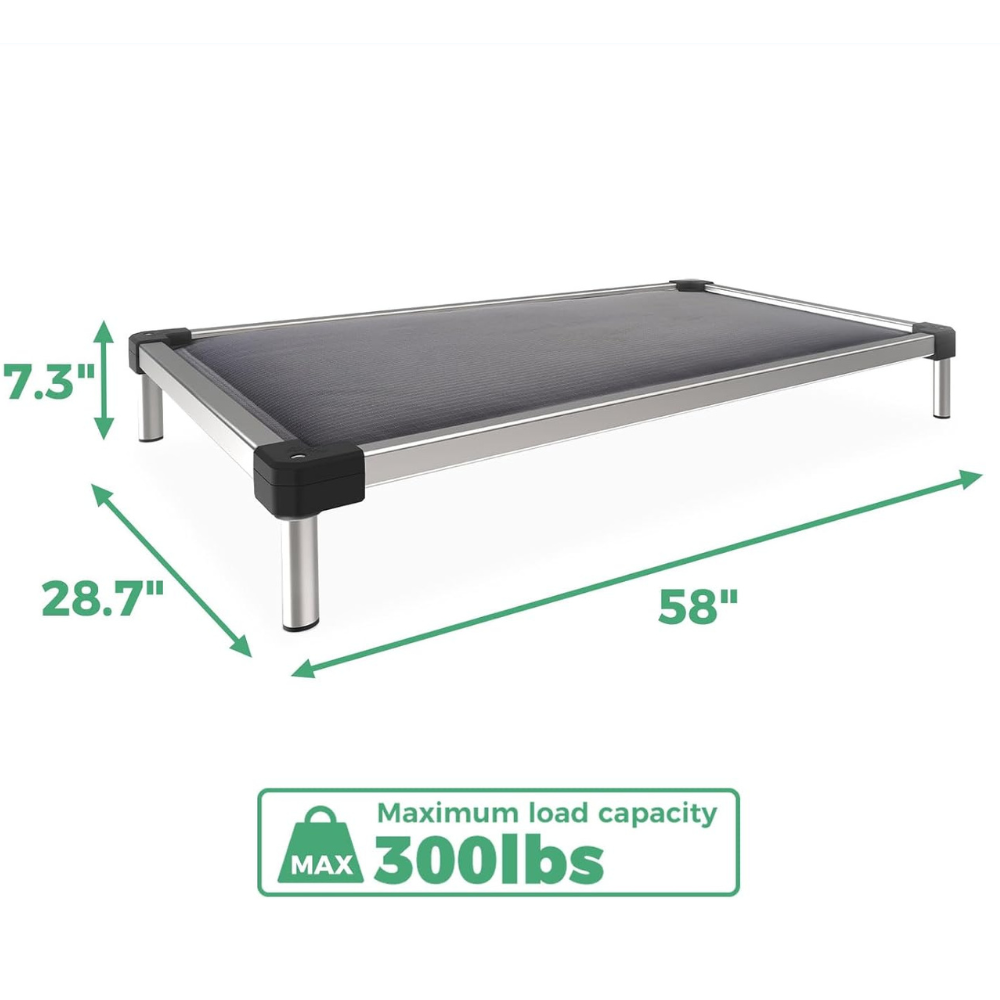 TitanNest Padded Chew-Proof Elevated Dog Bed for Your Chewer FXW