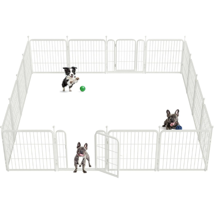 White Rollick Dog Playpen for All-Terrain