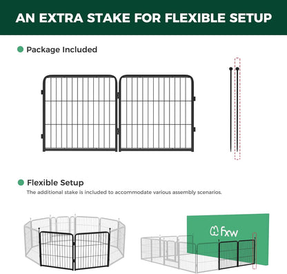 Instant Dog Playpen for RV Trips 24 inch 2 Panels FXW