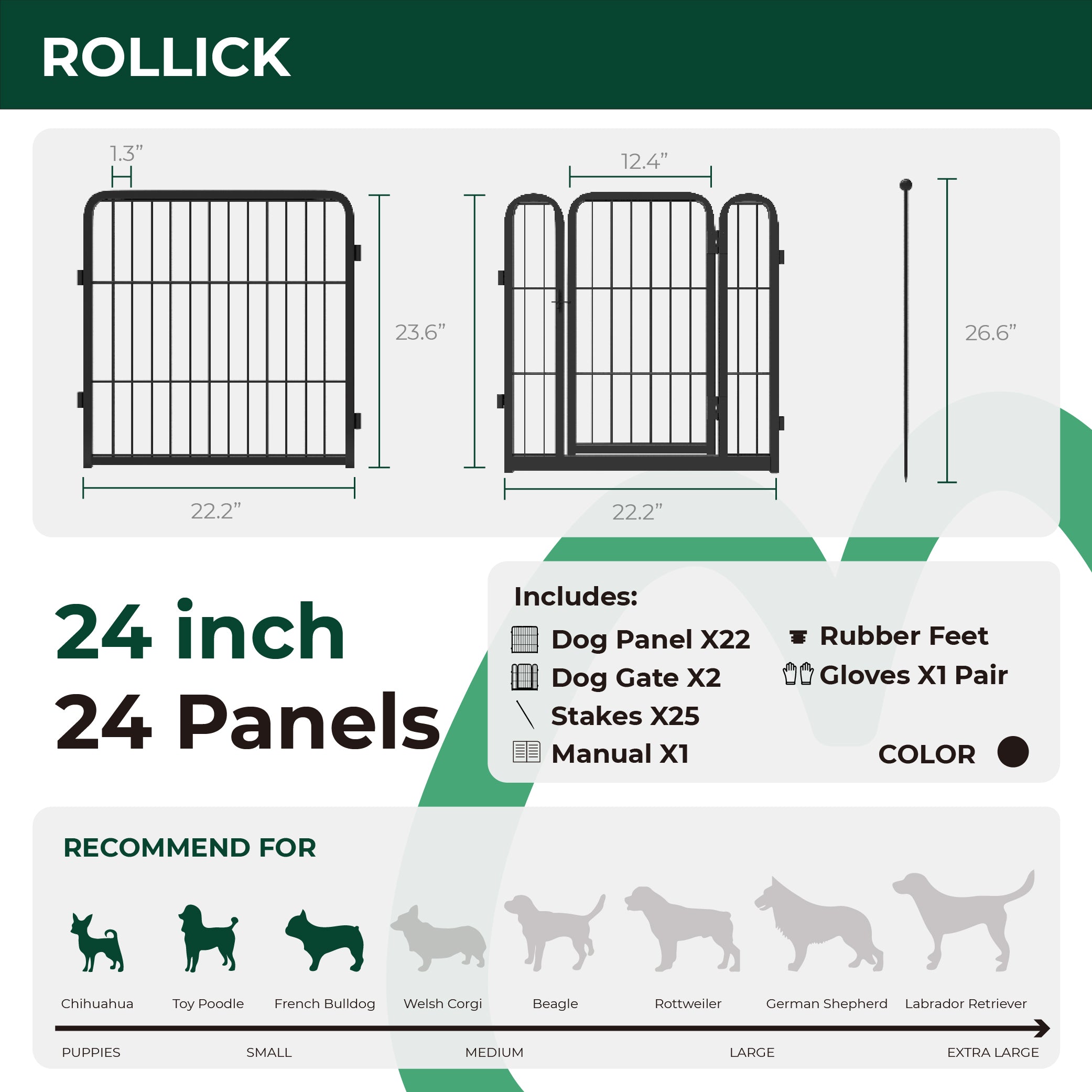 Rollick Dog Playpen for All-Terrain FXW