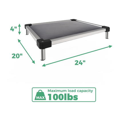 TitanNest Padded Chew-Proof Elevated Dog Bed for Your Chewer FXW