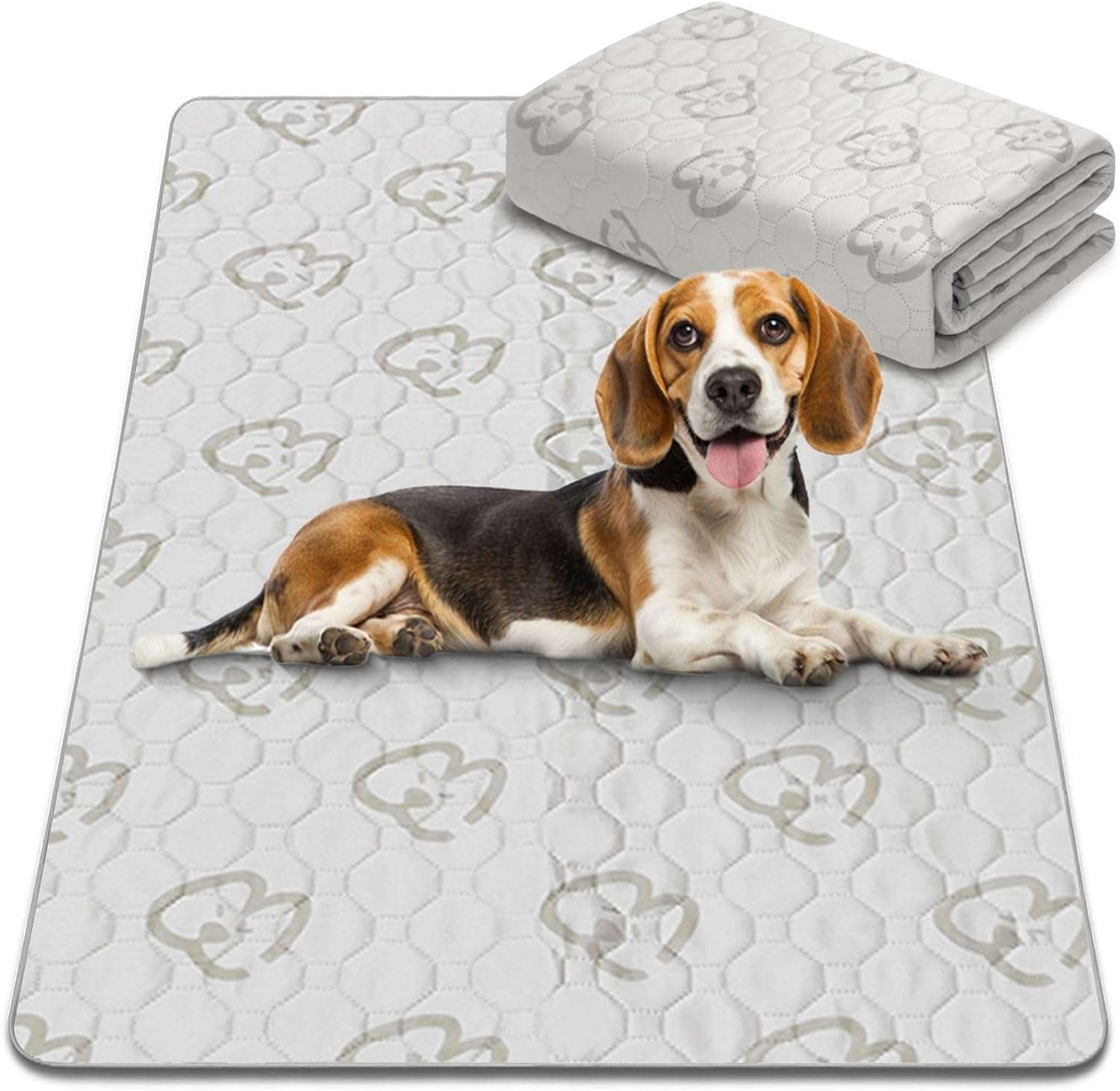 Washable Pee Pads for Housebreaking Your Dog 29'' x 18'' Rectangle Khaki FXW