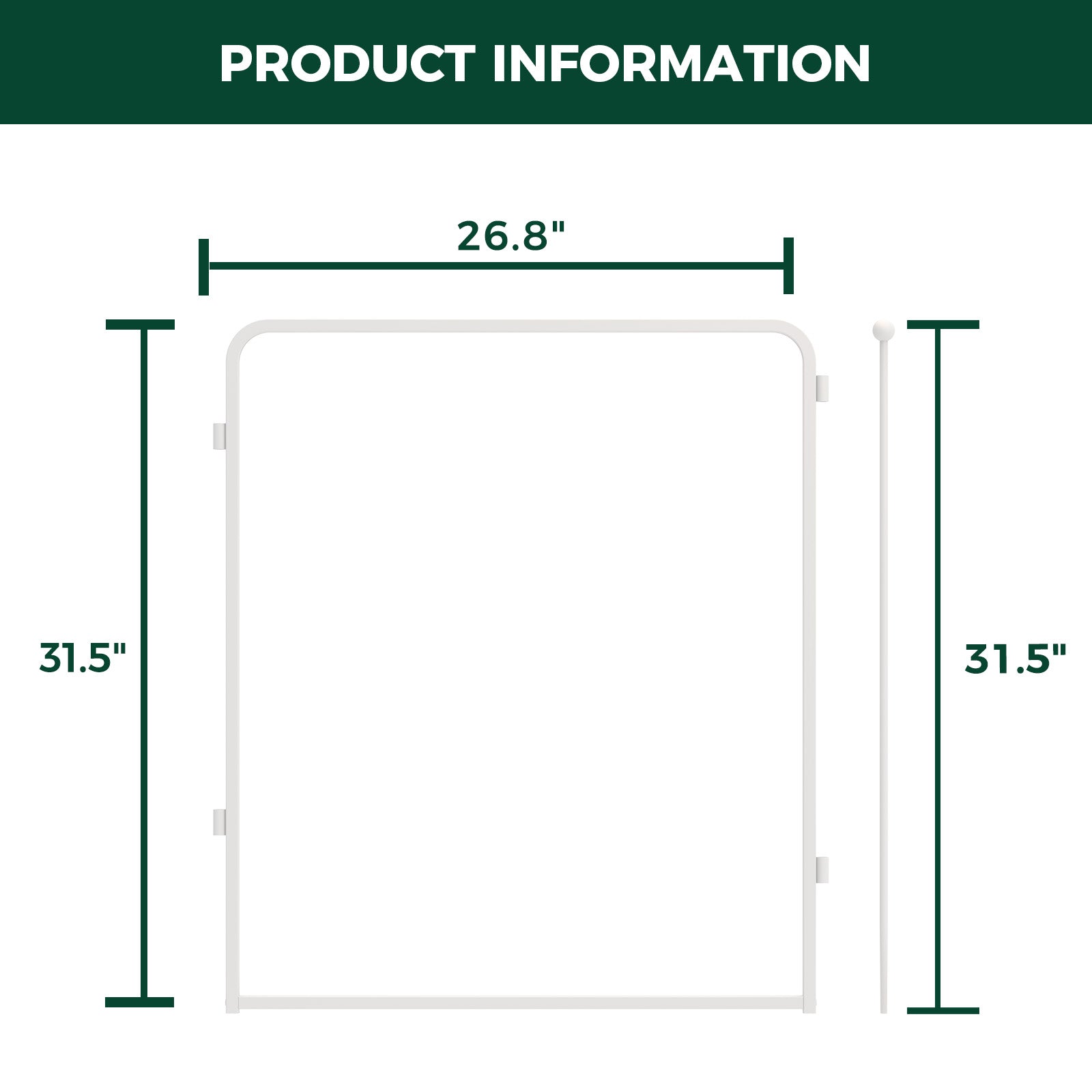 FXW Acrylic & Wire Mesh Indoor Dog Playpen