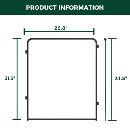 FXW Pawadise Acrylic & Wire Mesh Indoor Dog Playpen