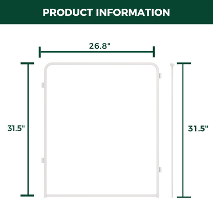 FXW Pawadise Acrylic & Wire Mesh Indoor Dog Playpen