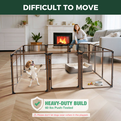 FXW AuraSpace Pro Acrylic Indoor Dog Playpen