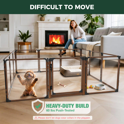 FXW AuraSpace Pro Acrylic Indoor Dog Playpen