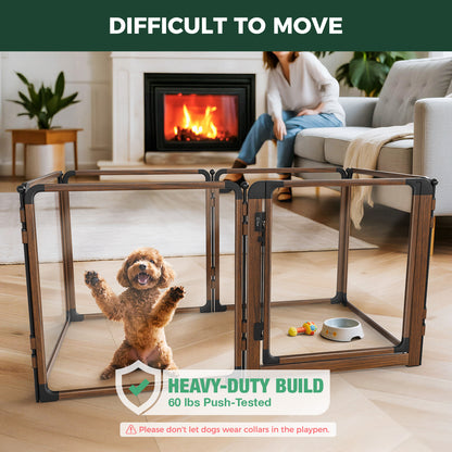 FXW AuraSpace Pro Acrylic Indoor Dog Playpen