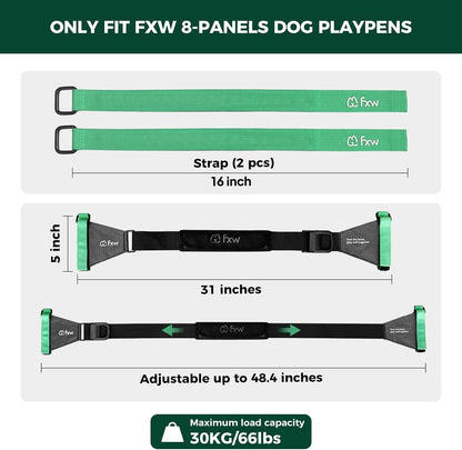 Easy-Carry Straps for Carrying Your Dog Playpen FXW