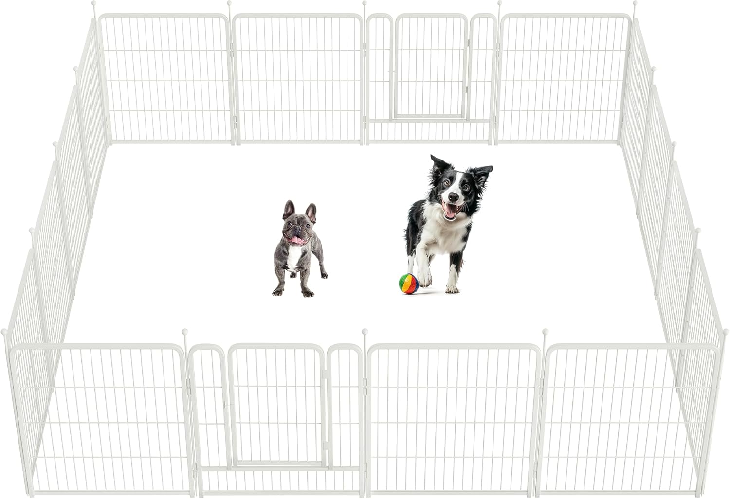White Rollick Dog Playpen for All-Terrain FXW