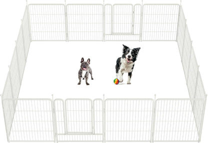 White Rollick Dog Playpen for All-Terrain FXW