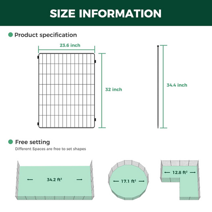 MiniPaws Dog Playpen Designed for Puppies/Small Dogs FXW
