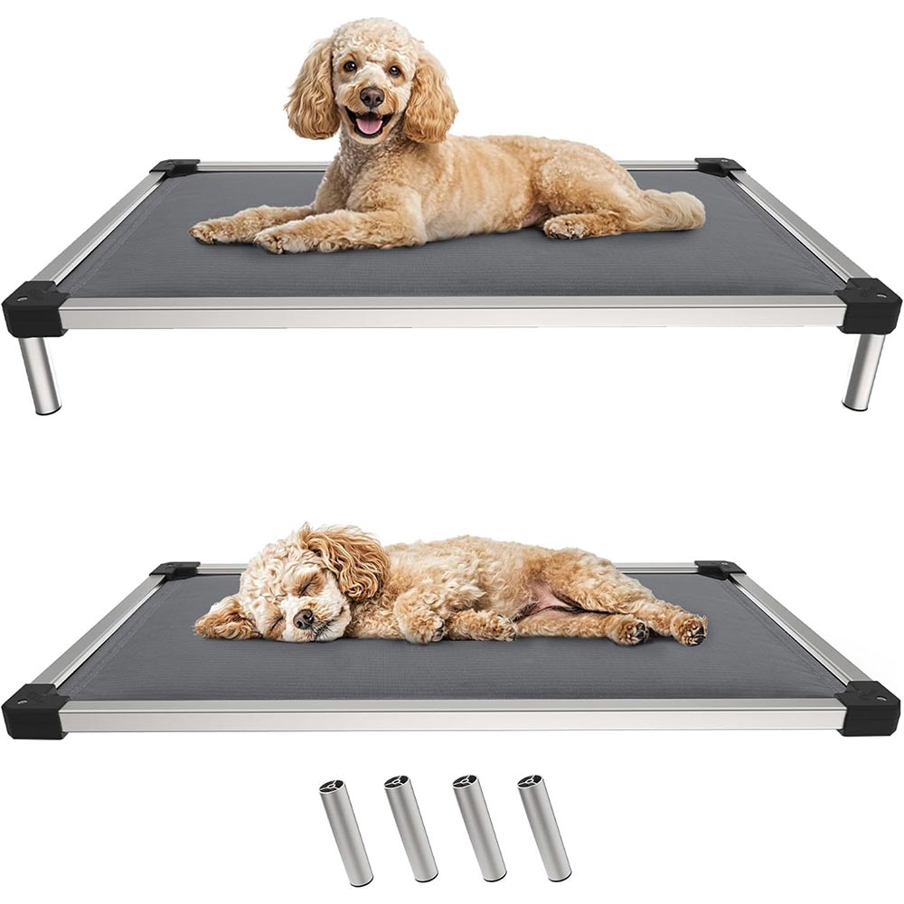 TitanNest Padded Chew-Proof Elevated Dog Bed for Your Chewer