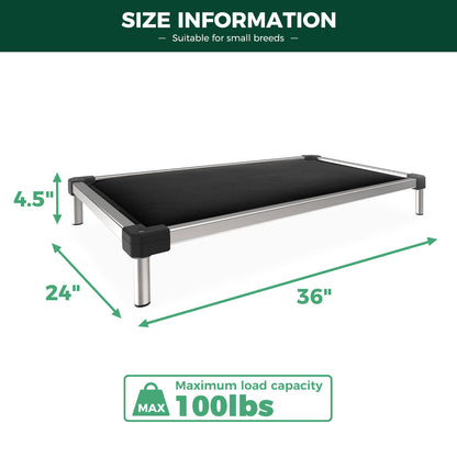 TitanNest Padded Chew-Proof Elevated Dog Bed for Your Chewer FXW