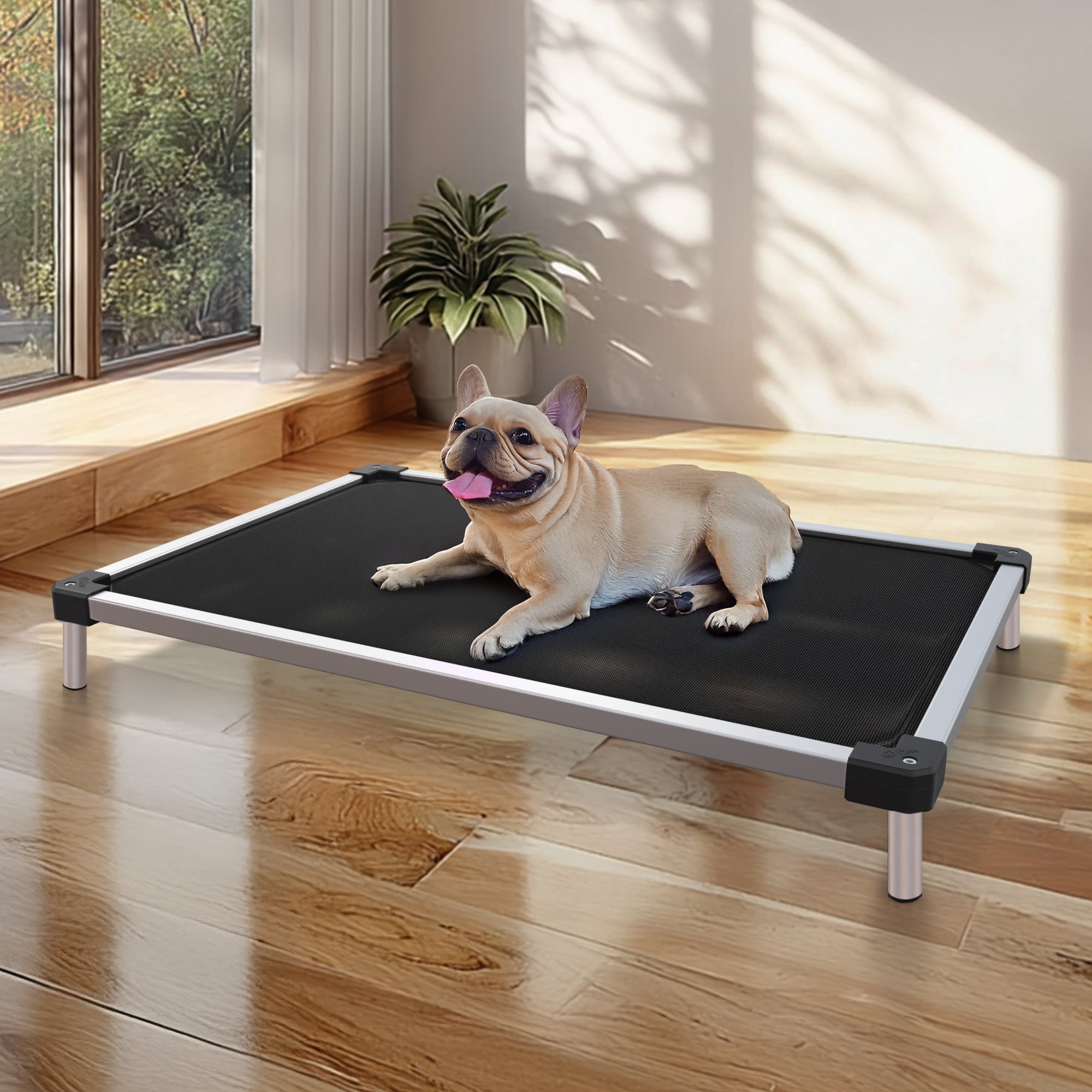 TitanNest Cooling Chew-Proof Elevated Dog Bed for Your Chewer