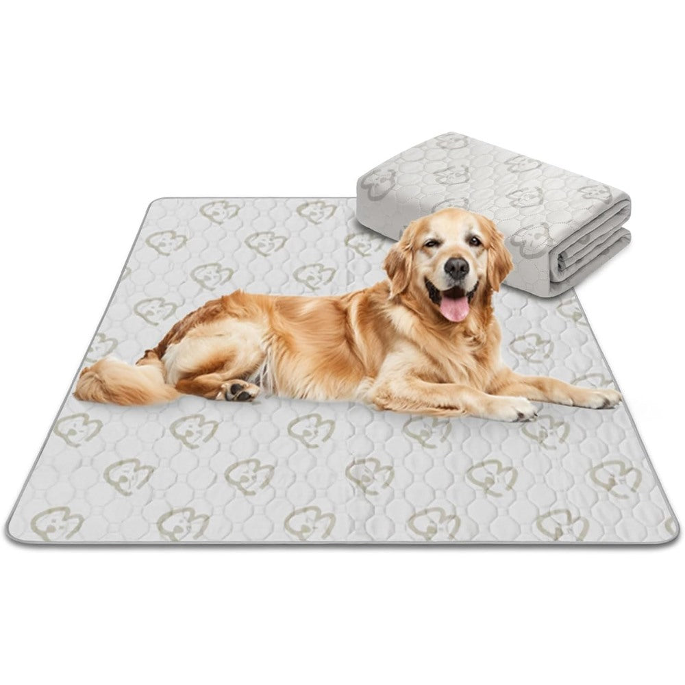 Washable Pee Pads for Housebreaking Your Dog 39'' x 39'' Square Khaki FXW
