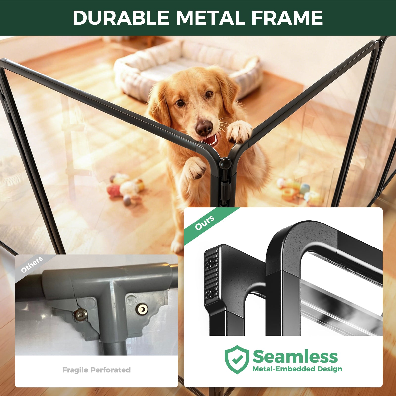 FXW AuraSpace Pro Acrylic Indoor Dog Playpen