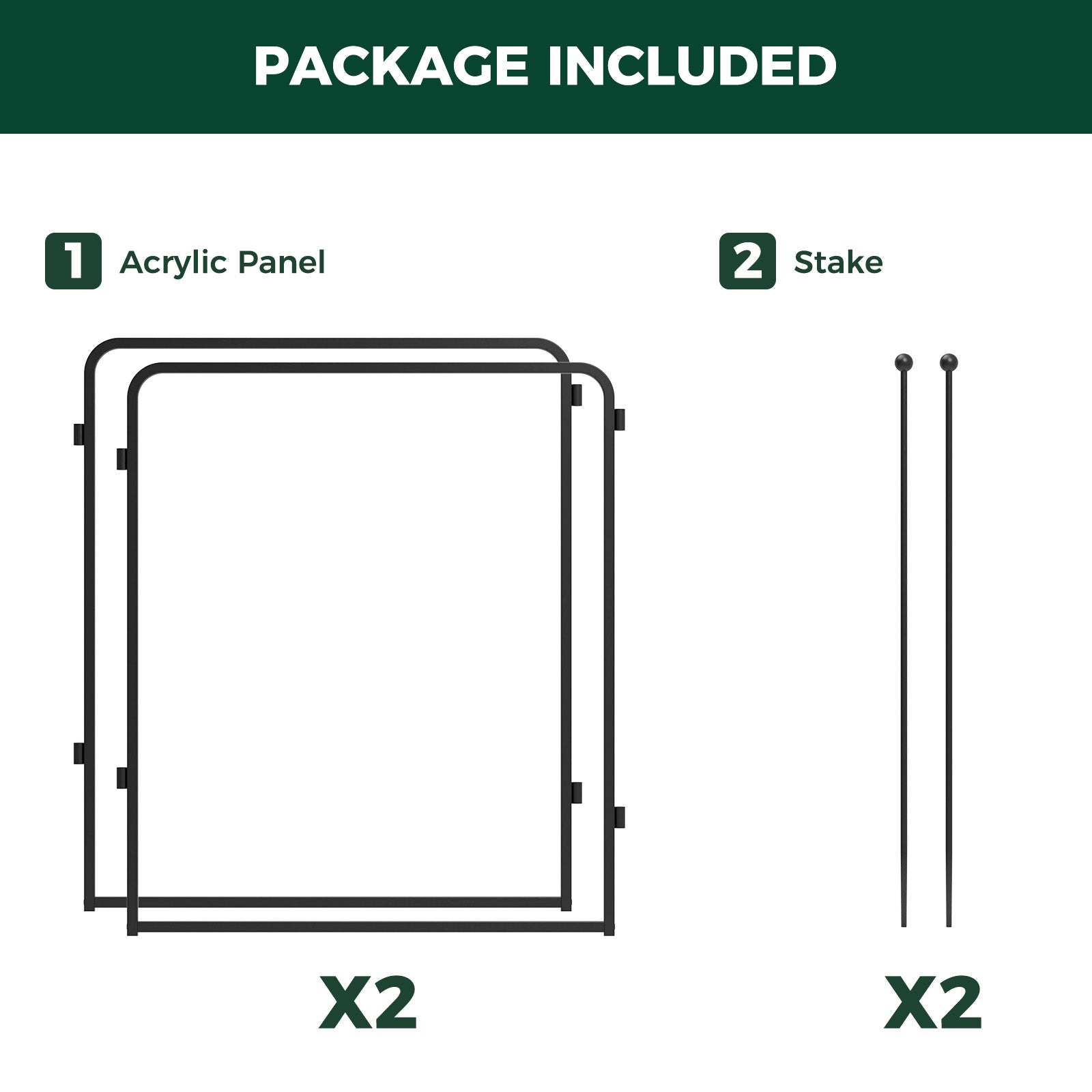 FXW Acrylic & Wire Mesh Indoor Dog Playpen