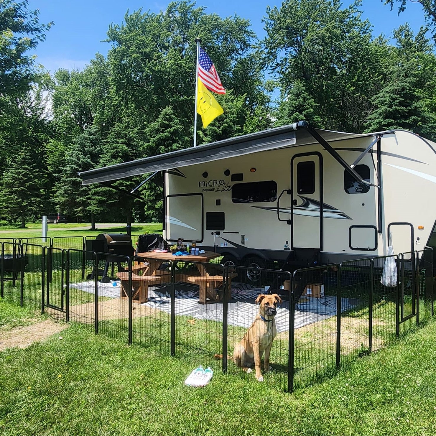 Rollick Dog Playpen for All-Terrain 40 inch 21 Panels & 3 Gates FXW