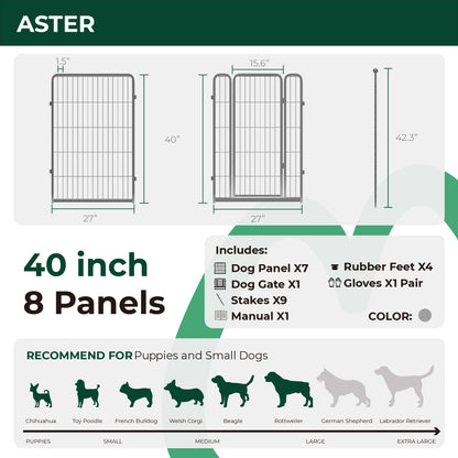 Aster Dog Playpen for Yard WM WM