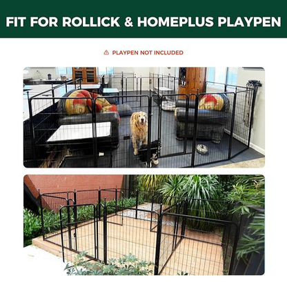 Dog Playpen Partition Connector (Pack of 2) Fits for Homeplus/Rollick/Instant Dog Playpen