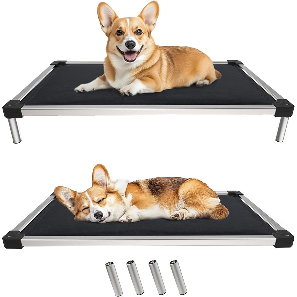 TitanNest Padded Chew-Proof Elevated Dog Bed for Your Chewer