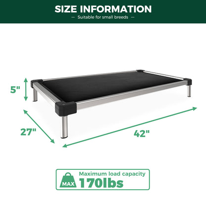 TitanNest Padded Chew-Proof Elevated Dog Bed for Your Chewer FXW