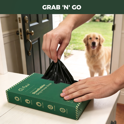 FXW Dog Poop Bags 2-ply Extra Thick Leak Proof