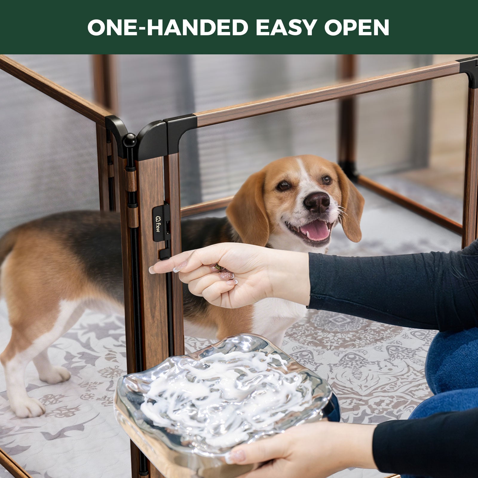 FXW AuraSpace Pro Acrylic Indoor Dog Playpen